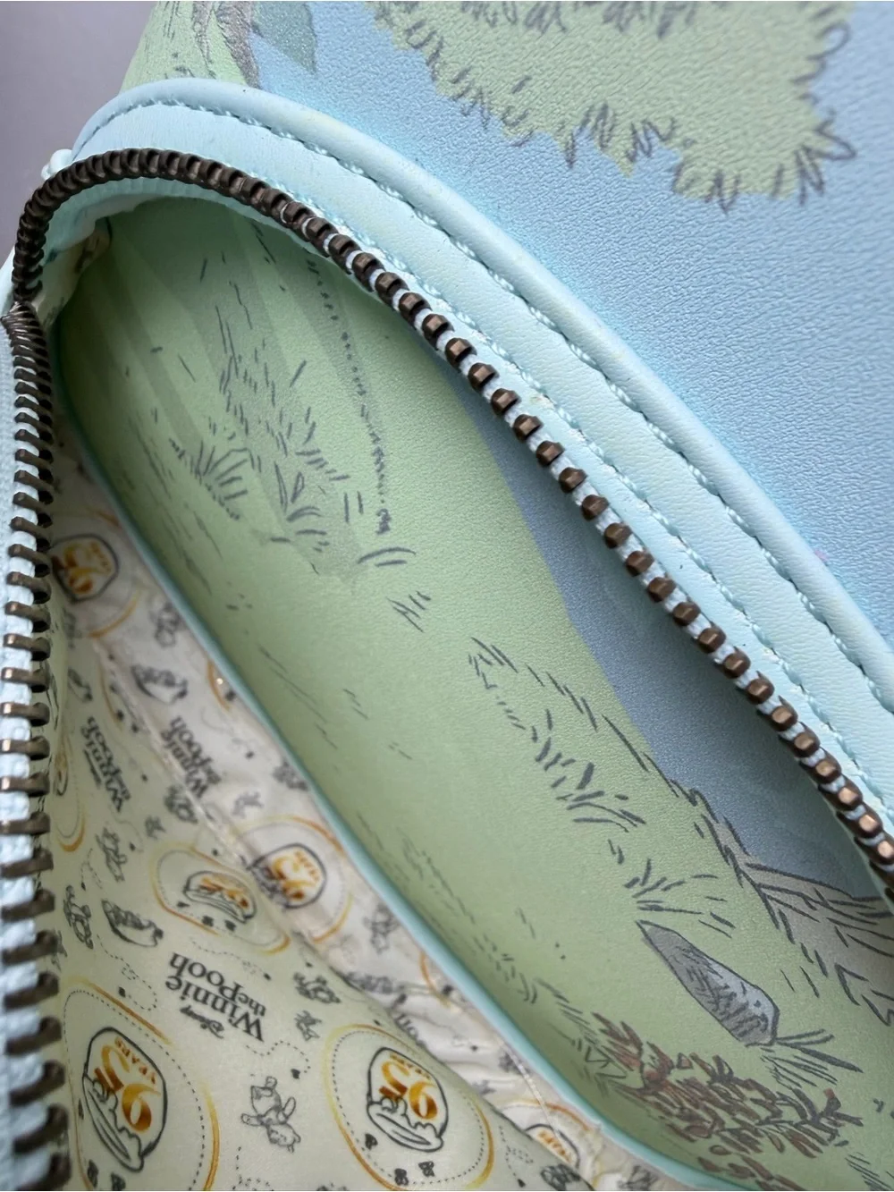 Loungefly Disney Winnie the Pooh Pastel Blue & Mint Mini Backpack